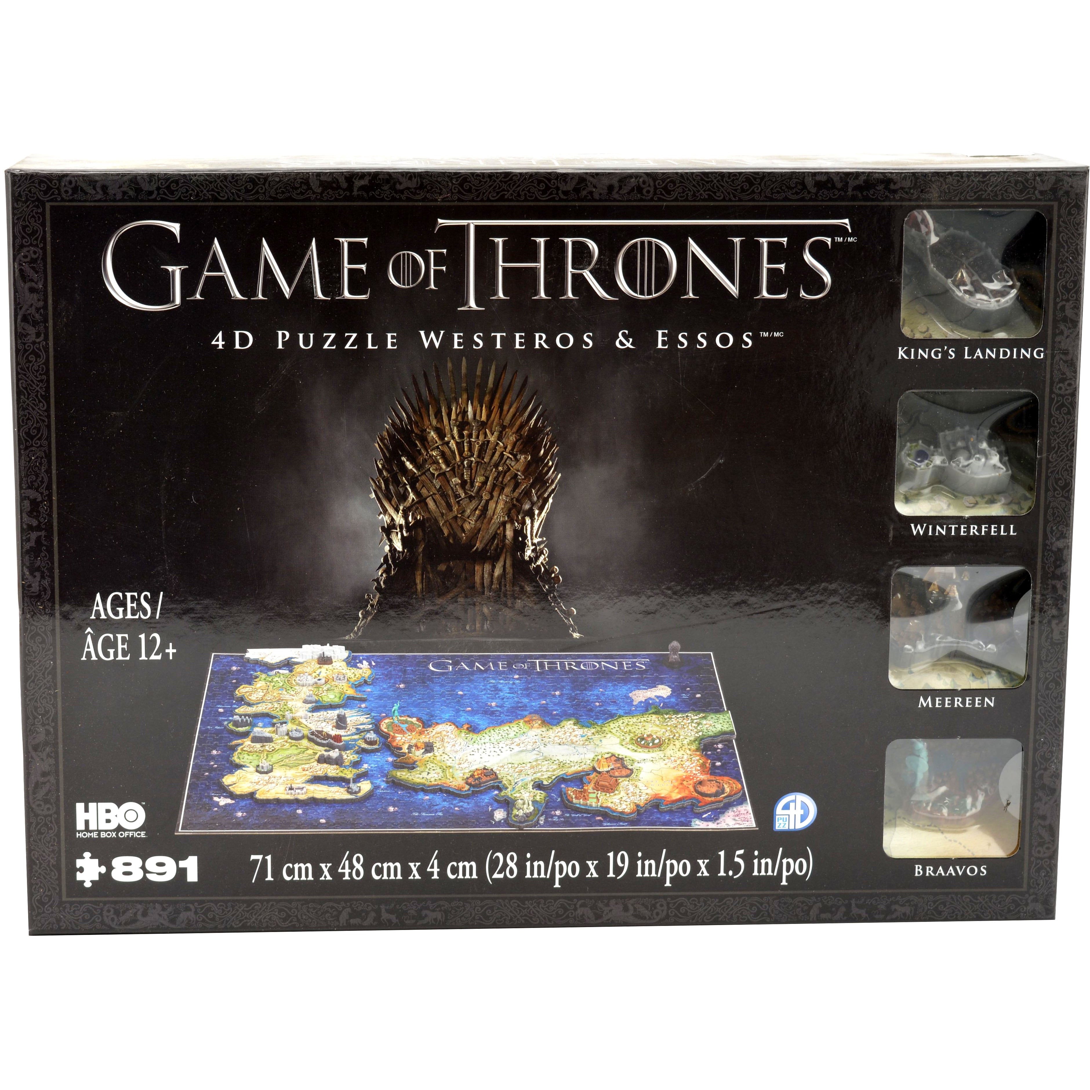 Game of Thrones 4D Map Puzzle front