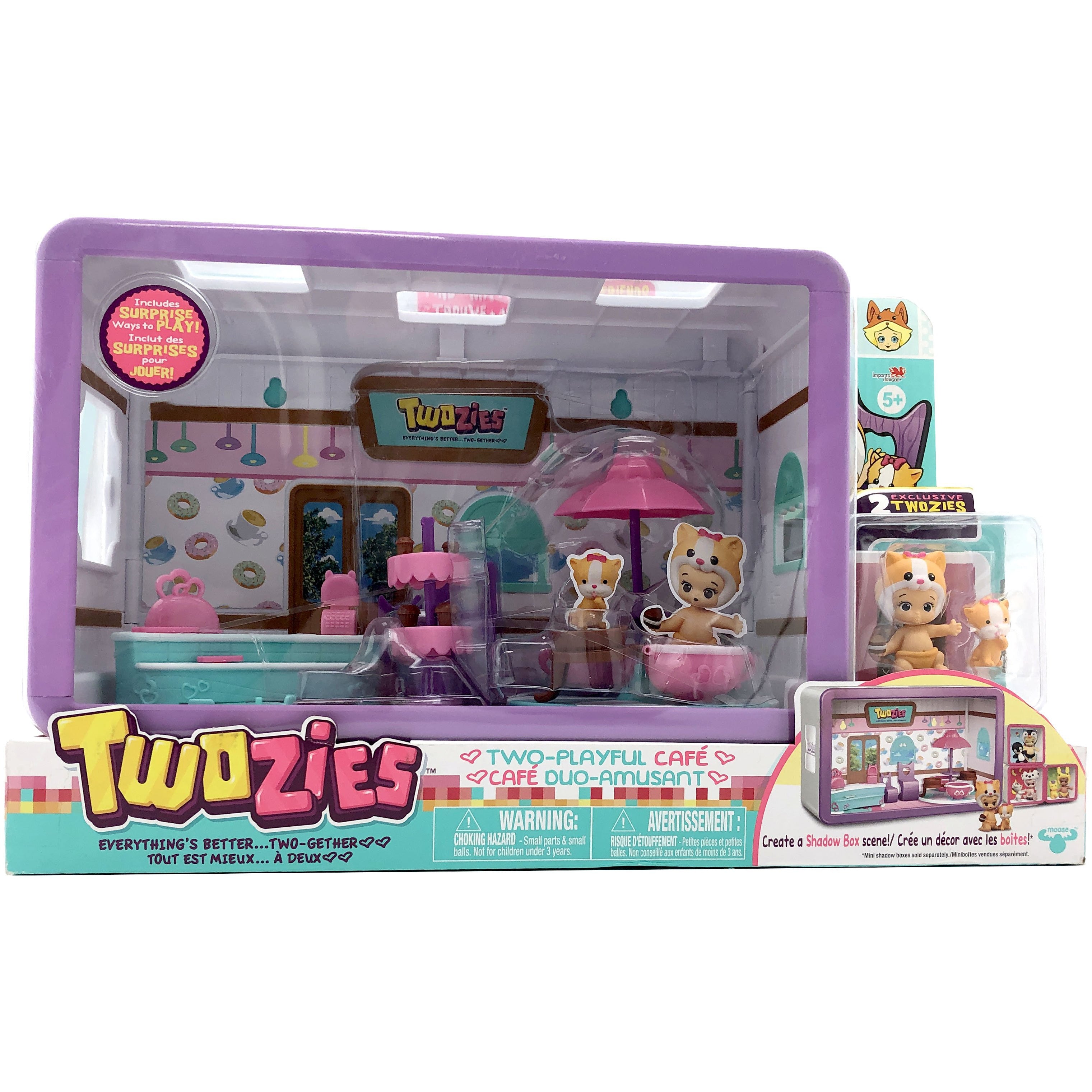 Twozies Two-Playful Cafe / Exclusive Baby and Pet / Pretend play / Kids Toy / Ages 5+
