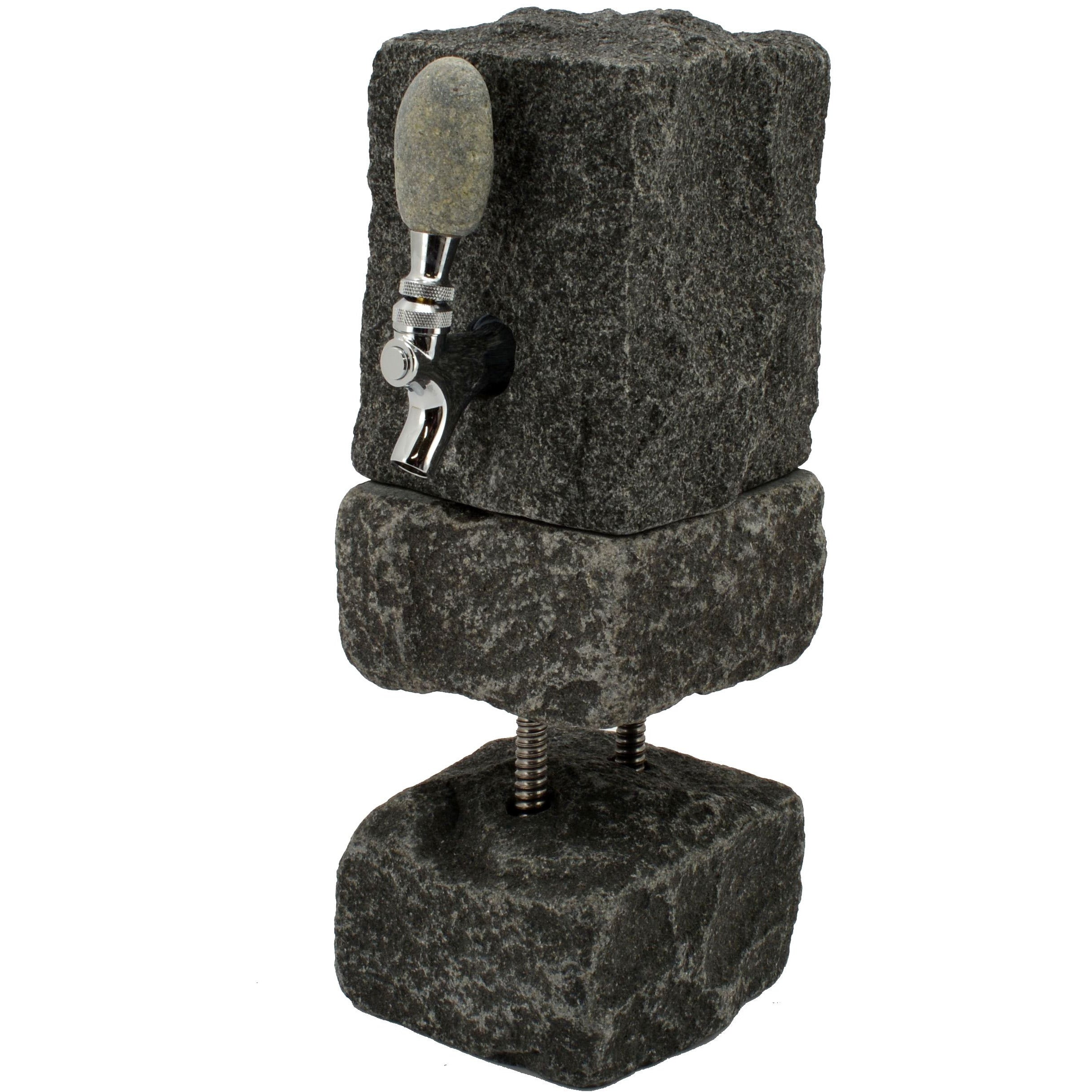 Funky Rock Granite DIspenser Stand / Short or Tall / Supports Funky Rock Granite Dispensers / Outdoor Barware