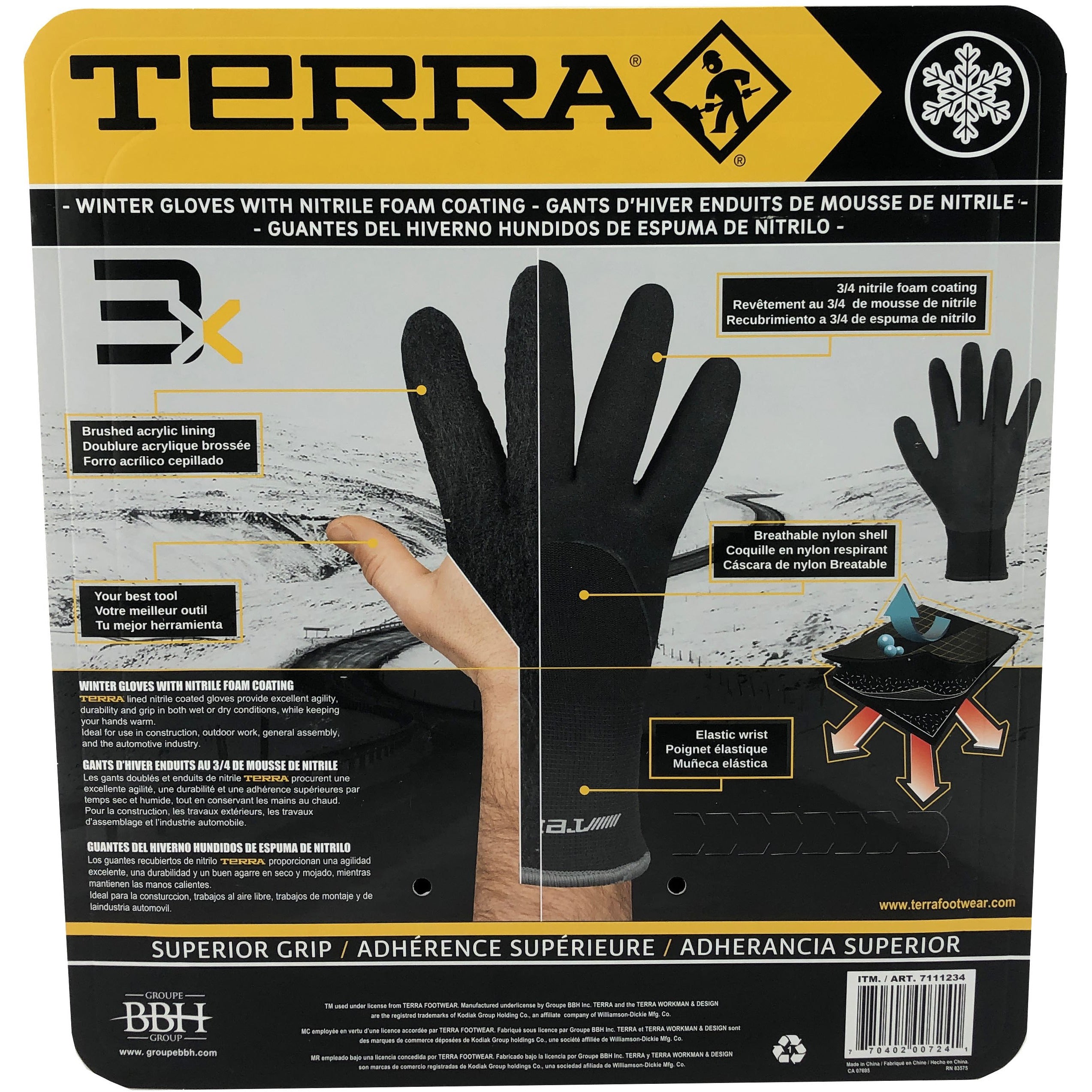 Terra Winter Gloves M/L