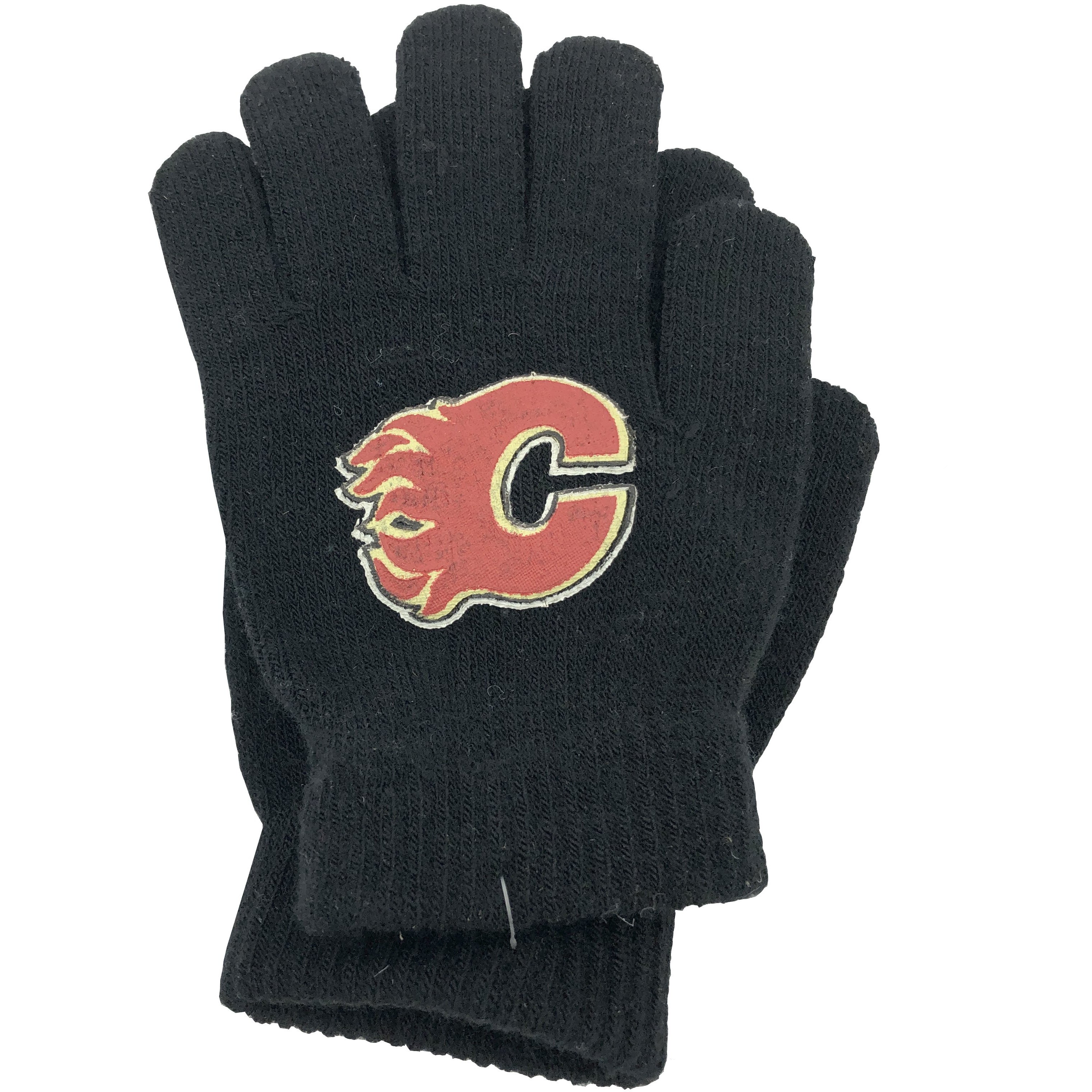 NHL Children's Winter Gloves / Official NHL Team Logo / One Size Fits Most / Black