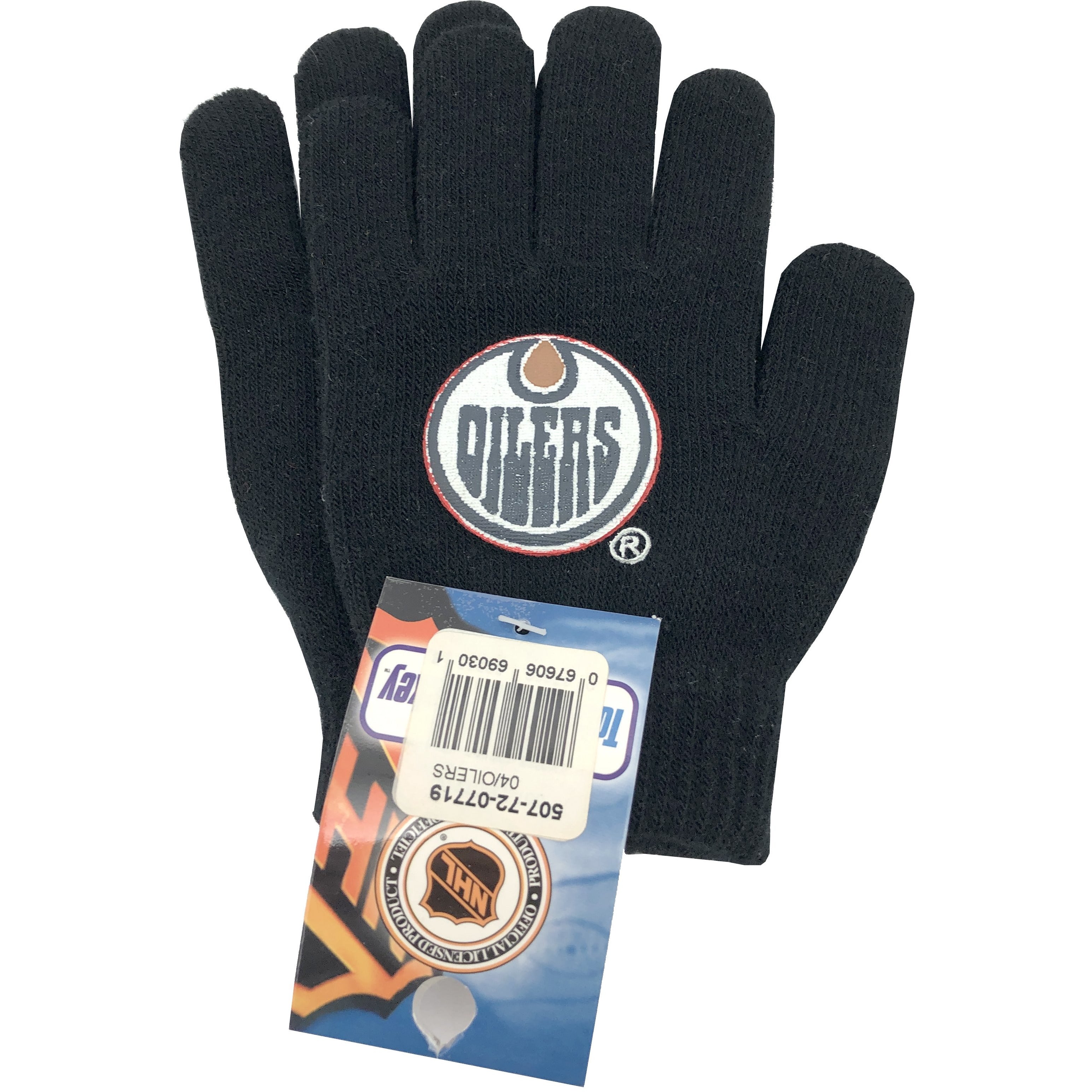 NHL Children's Winter Gloves / Official NHL Team Logo / One Size Fits Most / Black