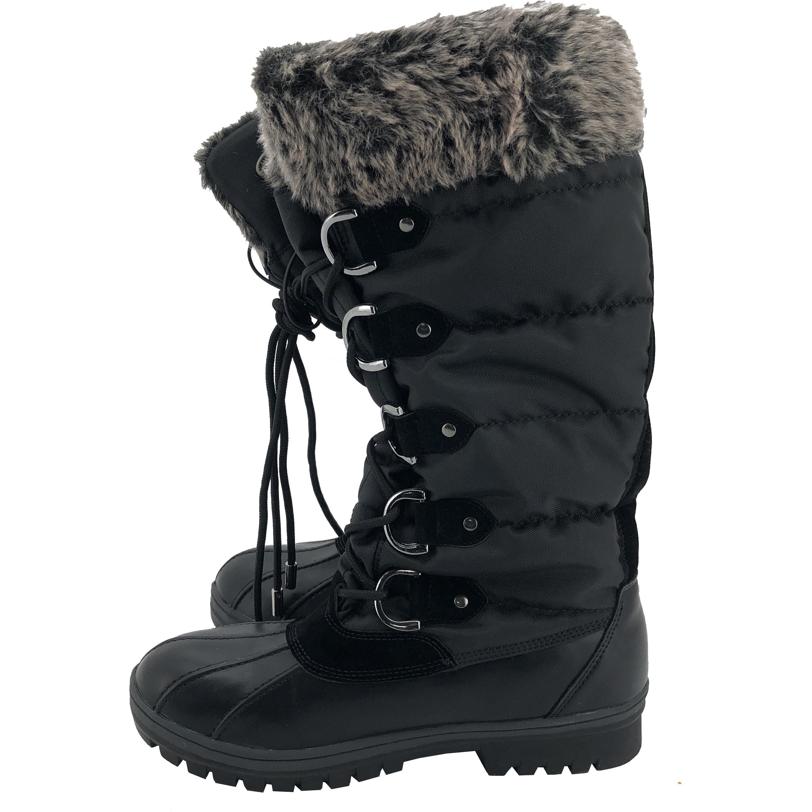 Aquatherm Ladies winter Boots with Fur Fringe