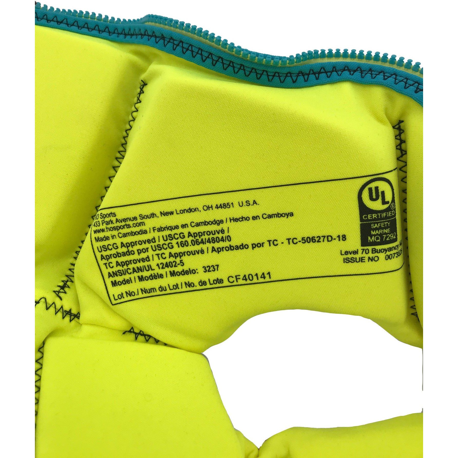 Hyperlite kids watersport vest and flotation device for children 33-55lbs