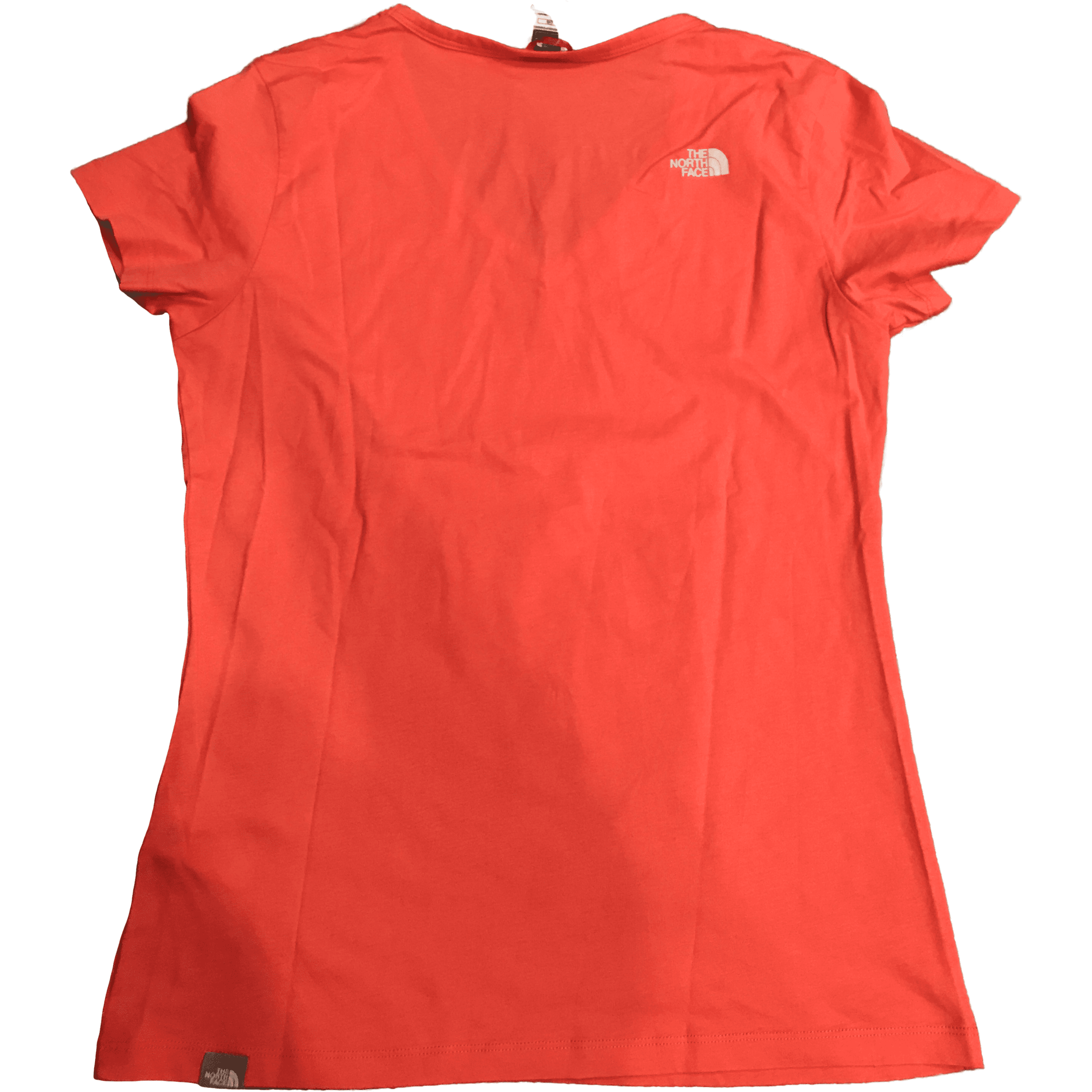 The North Face Women's T-Shirt: Orange / V Neck **NO TAGS**