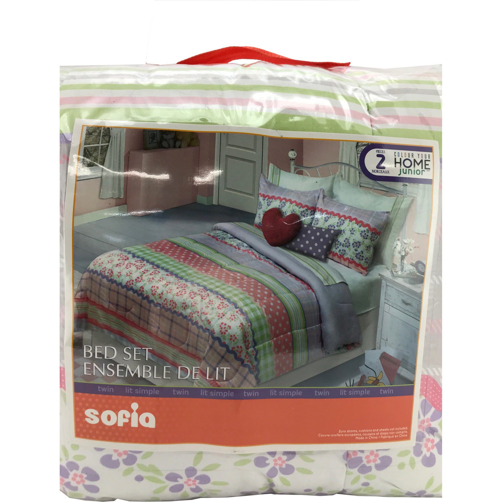 Sofia Kids Bed in a bag comforter set 2 piece set