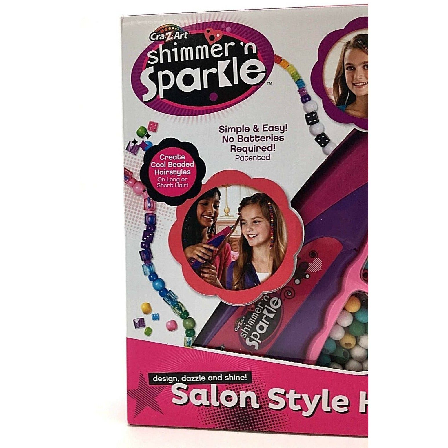 Crazart Shimmer and Sparkle Salon style beader for ages 6+