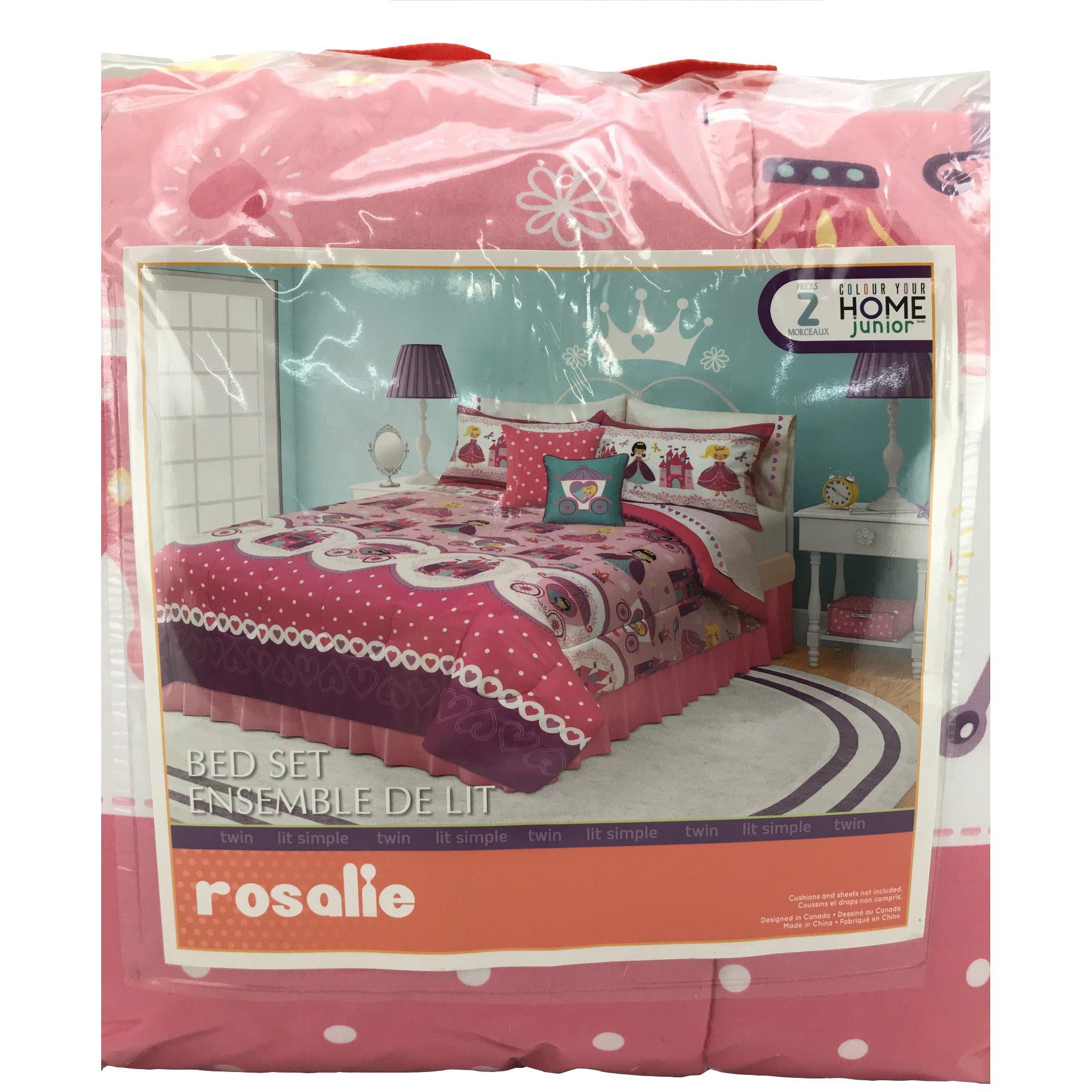 Rosalie Kids Bed in a bag comforter set 2 piece set