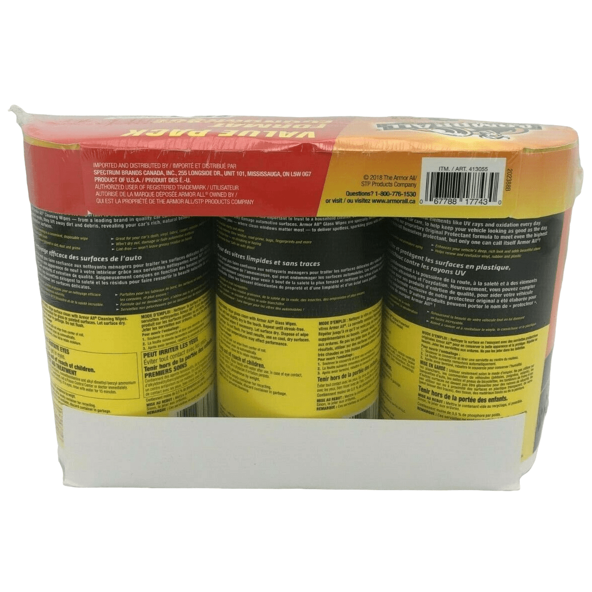 Armor All Car Detailing Value Pack / 50 Wipes per / Cleaning, Glass, and Protectant Wipes