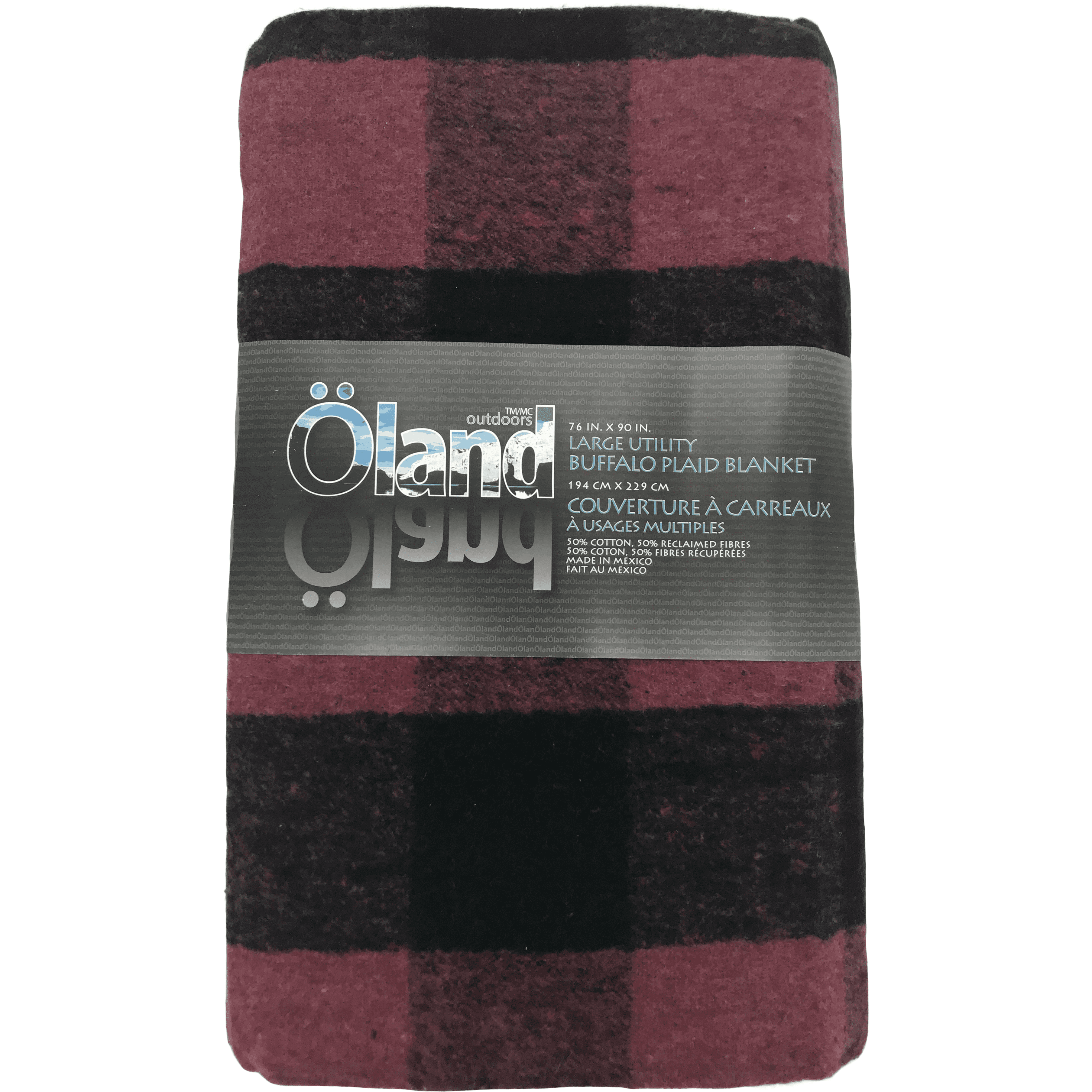 Oland Buffalo Plaid Blanket: 76" x 90"