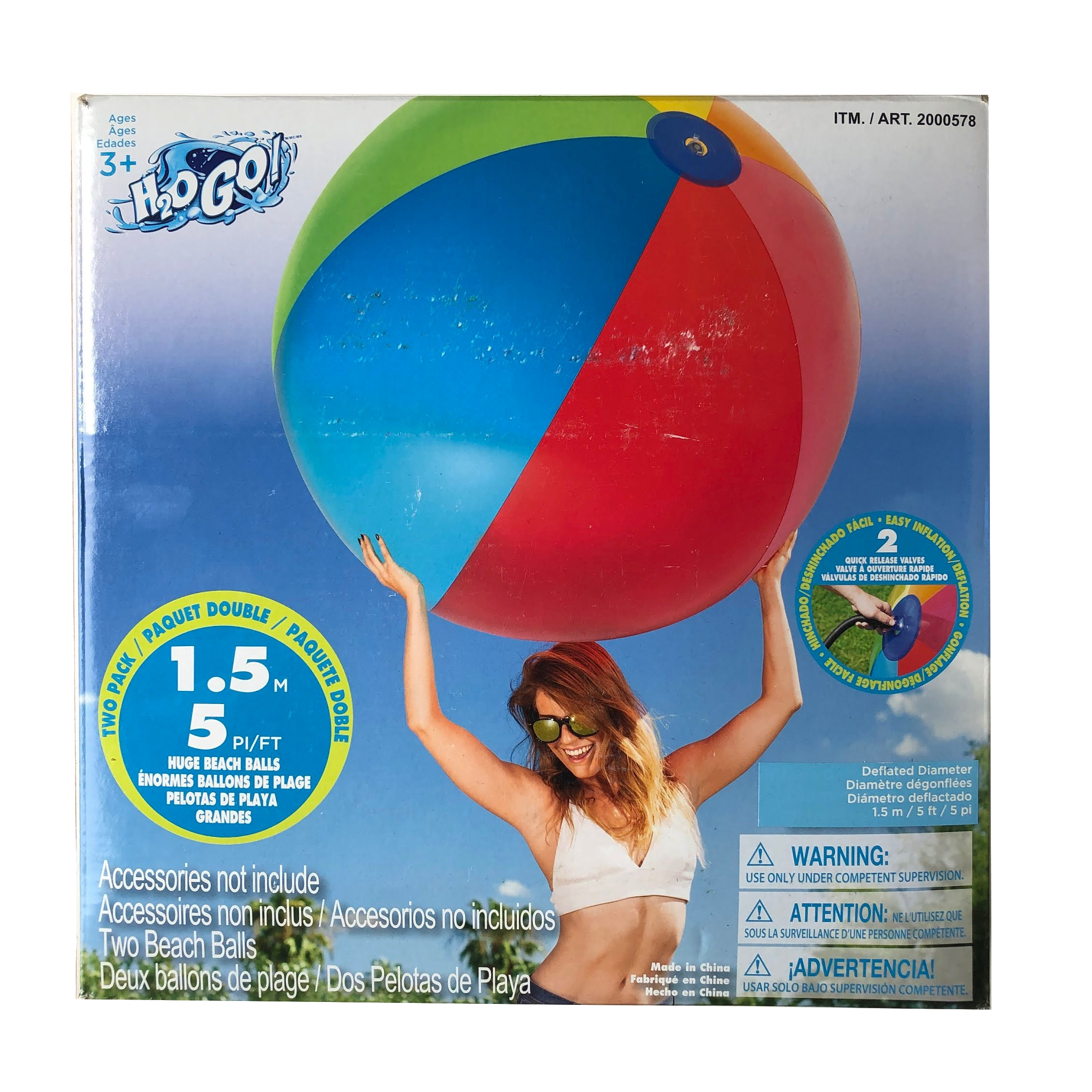 Bestway Oversized Beach ball pool toy inflatable