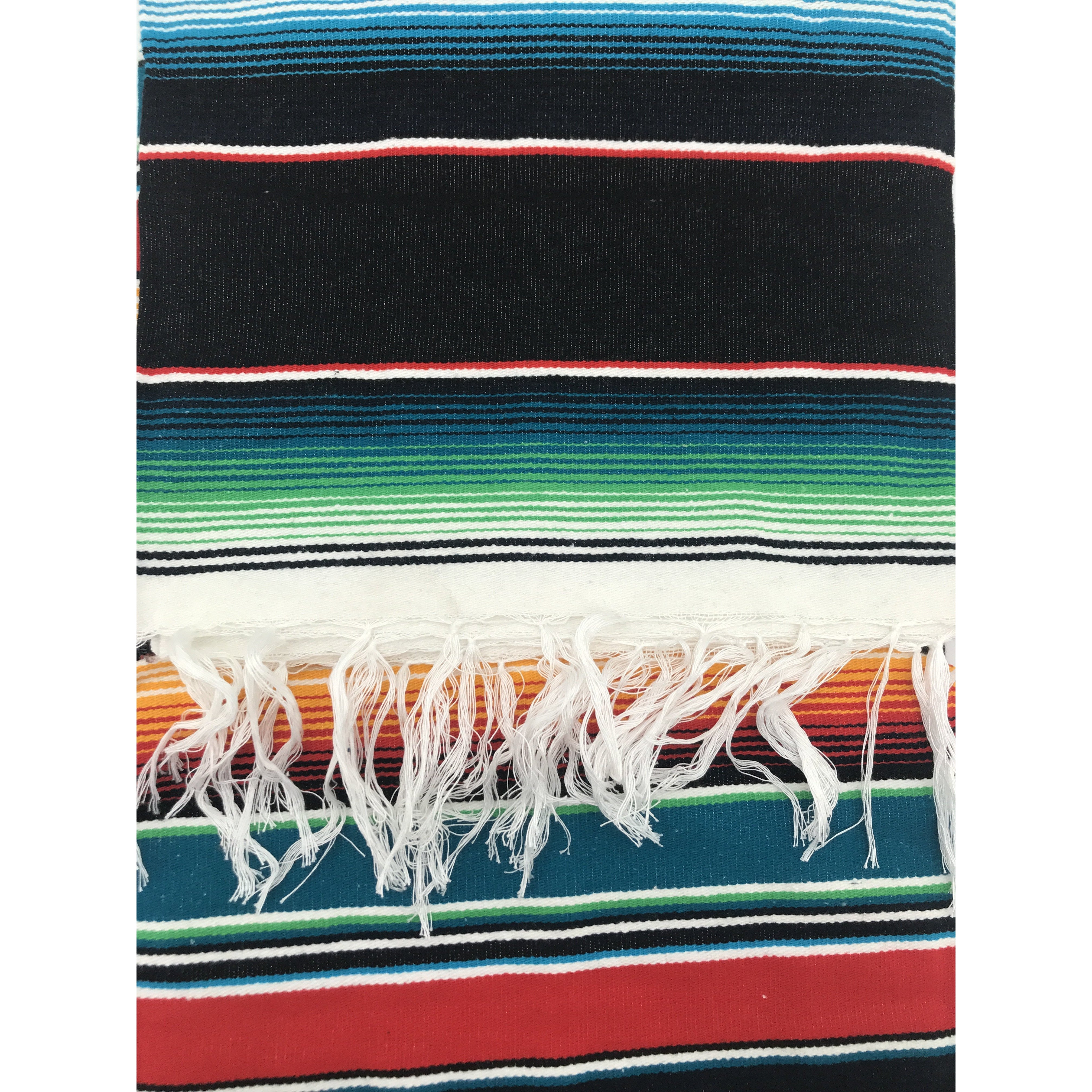 Oland Saltillo Blanket / 59"x 86" / With Fringe / Outdoor Blanket