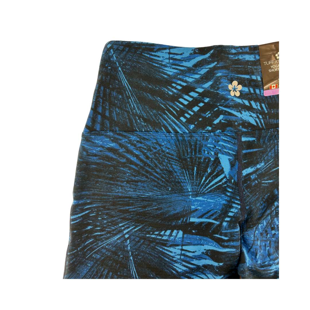 Tuff Athletics Women's Blue Palm Leaf Yoga Shorts / Size XSmall –  CanadaWide Liquidations