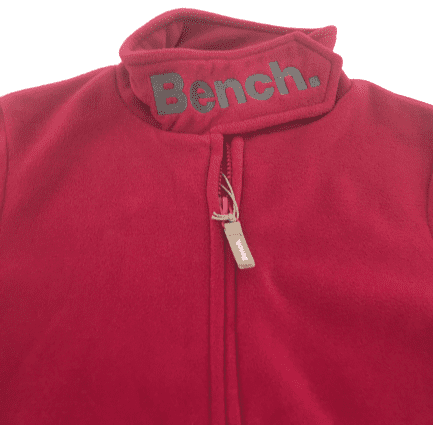 Bench Girl's Zip Up: Magenta / Size 11/12