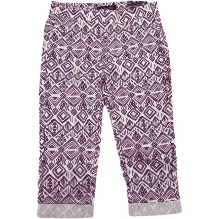Girl's Jean Style Pants: Purple Design / Size 6