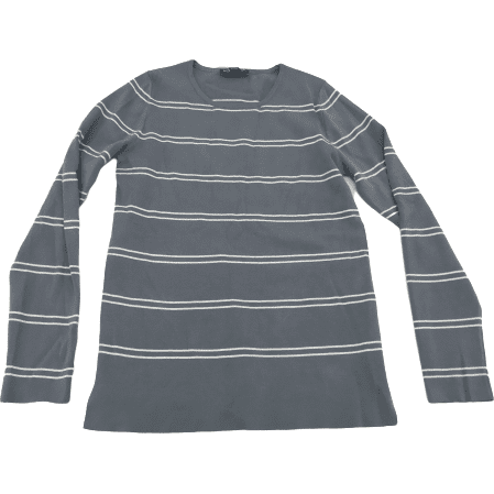 Kirkland Grey Striped Women's Sweater: Small