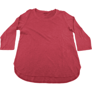 Kirkland Ladies Shirt: Pink / Large / 3/4 Length Sleeves