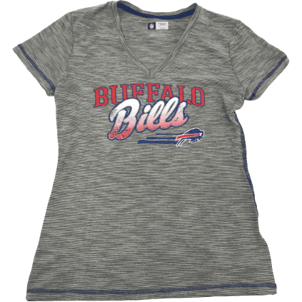 Buffalo Bills NFL Women's T-Shirt / Striped Pattern / Various Sizes