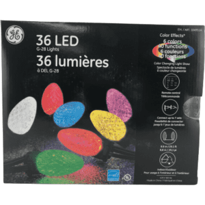 GE Colour Changing Christmas Lights: 6 Colours | 40 Functions | G-28 Lights