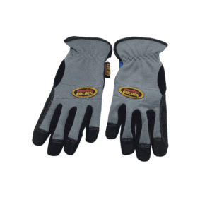 Gander Golden Work Gloves: Grey/Black Medium