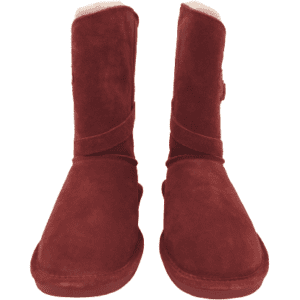 Bearpaw Women's Winter Boots / Red / Suede / Size 11