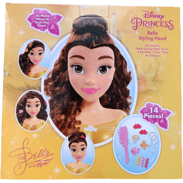 Disney Princess Belle Styling Head / 14 Piece / Hair Accessories **DEALS**
