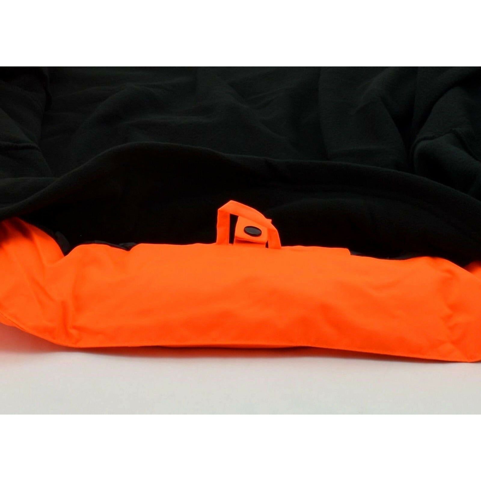 Condor 3-in-1 Fleece Work Jacket / Hi-Viz Orange / Safety / Reflective Strip / Large