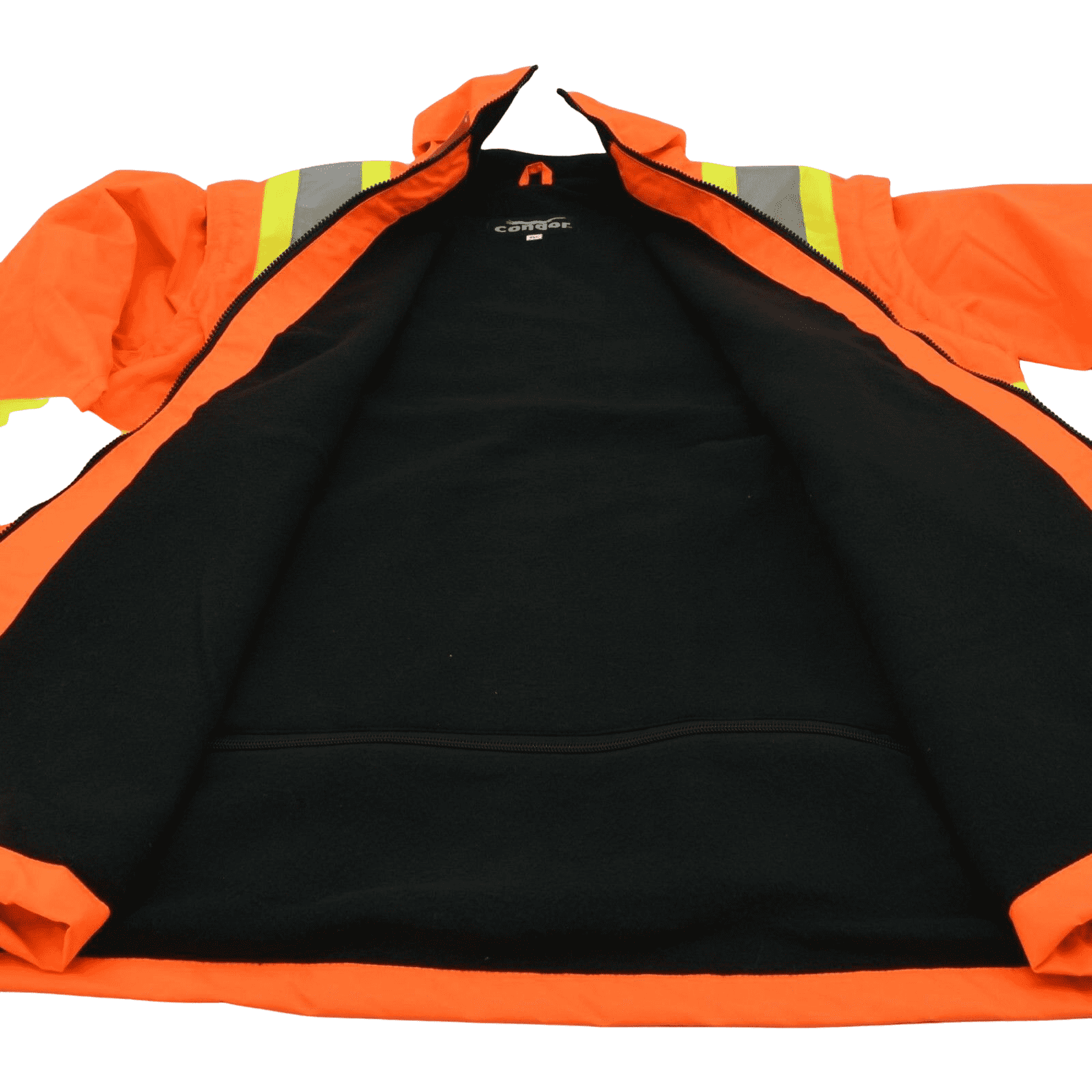 Condor 2-in-1 Traffic work jacket with removable sleeves and black fleece lining size extra Large