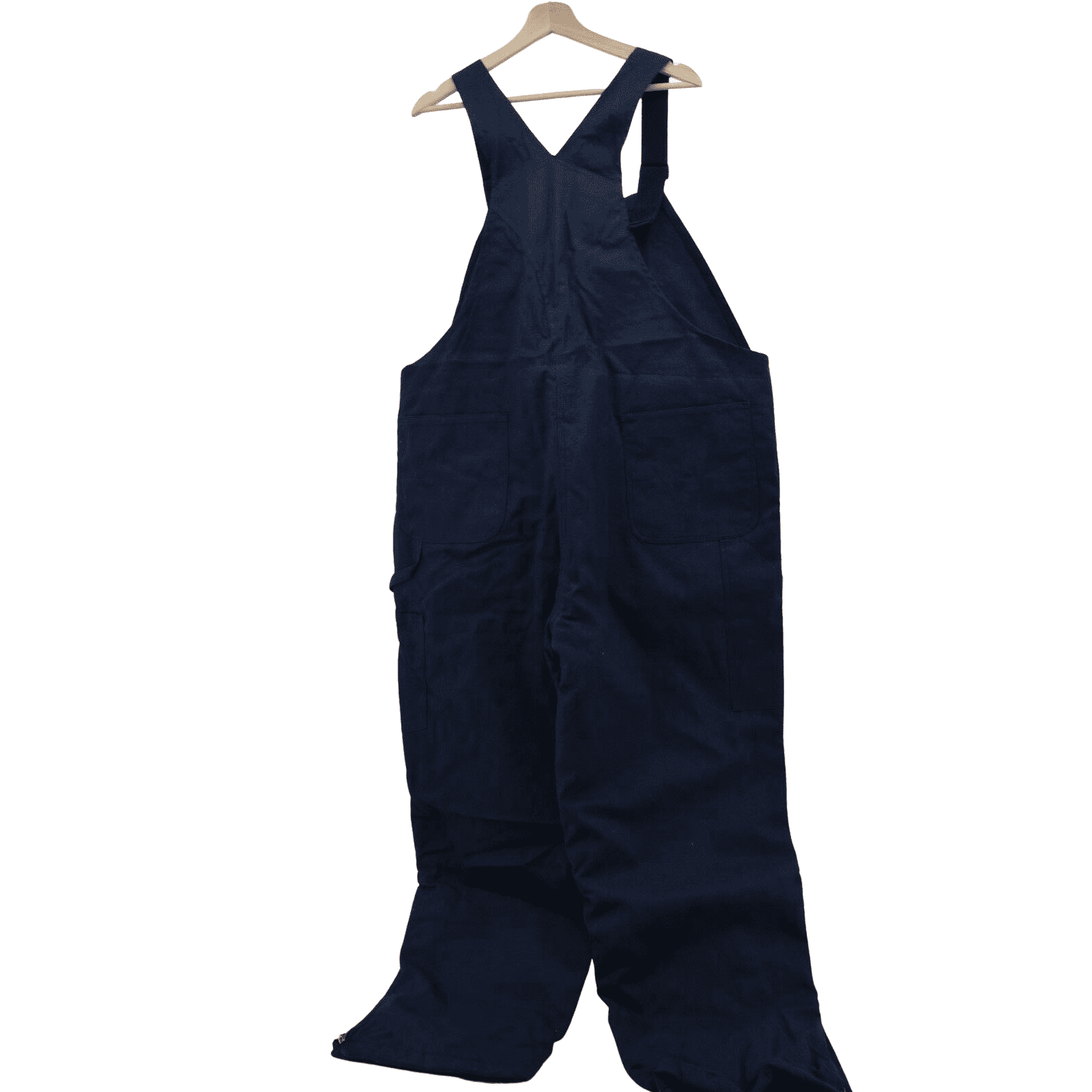 Corndor Bib Coveralls in navy Blue Size Large with brass fasteners