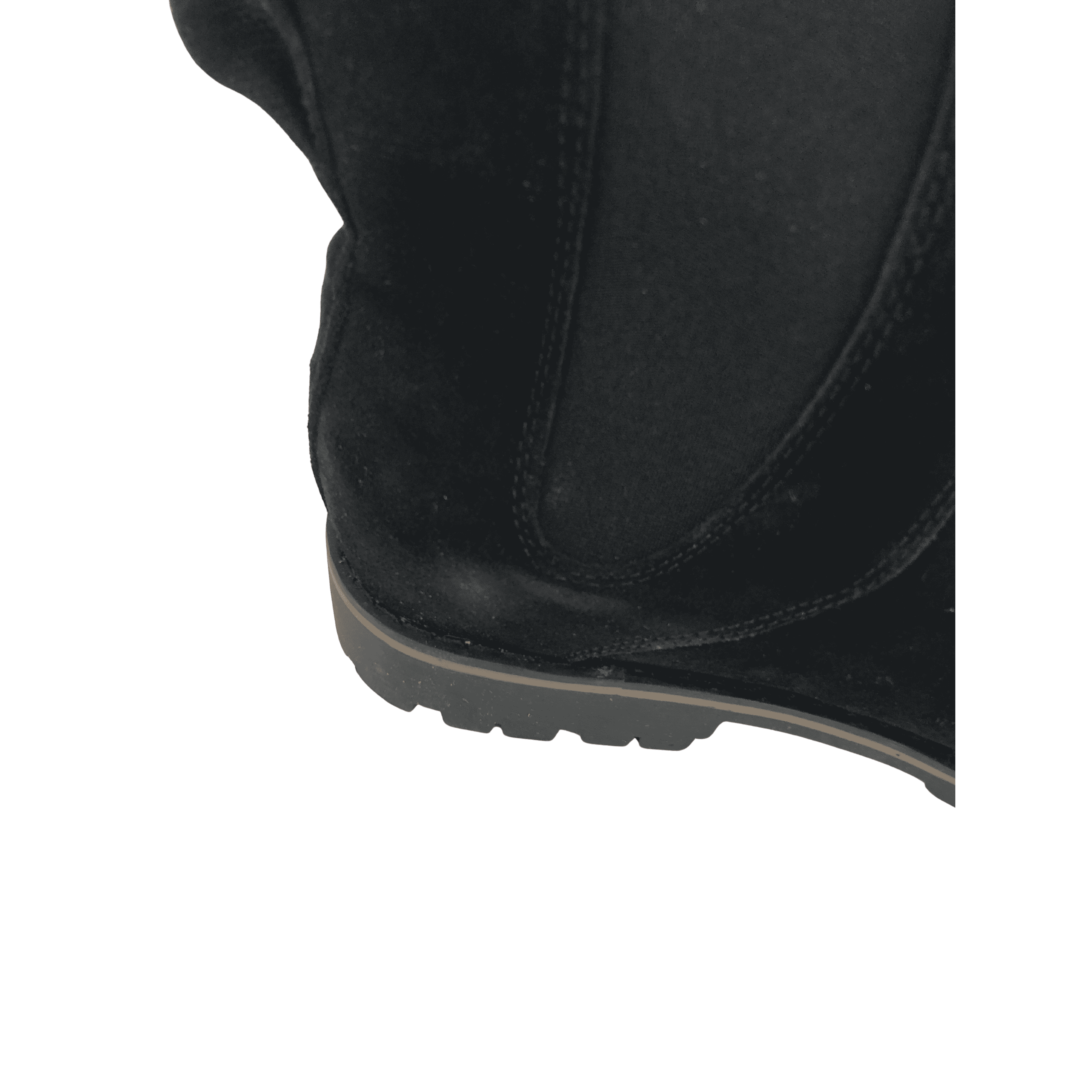Bearpaw Men's Chelsea Boot / Leather Upper / Double Gore / NeverWet Technology / Black / Size 13