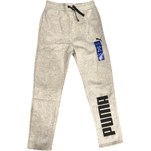 Puma Boys Sweat Pants: Grey / Large 10-12