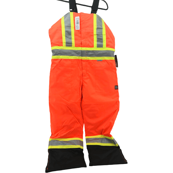 Work King Safety Work Overalls: Orange I Insulated I Bib I Size XL I Hi-Viz