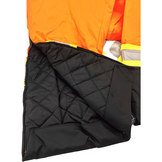 Work King Safety Work Overalls: Orange I Insulated I Bib I Size XL I Hi-Viz