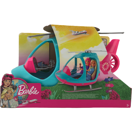 Barbie Helicopter / Pink and Blue / Ages 3+ **DEALS**