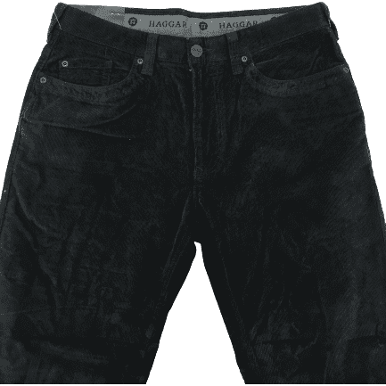 Haggar Men's Corduroy Men's Pants: Dark Grey / Size 34 x 32 (no tags)