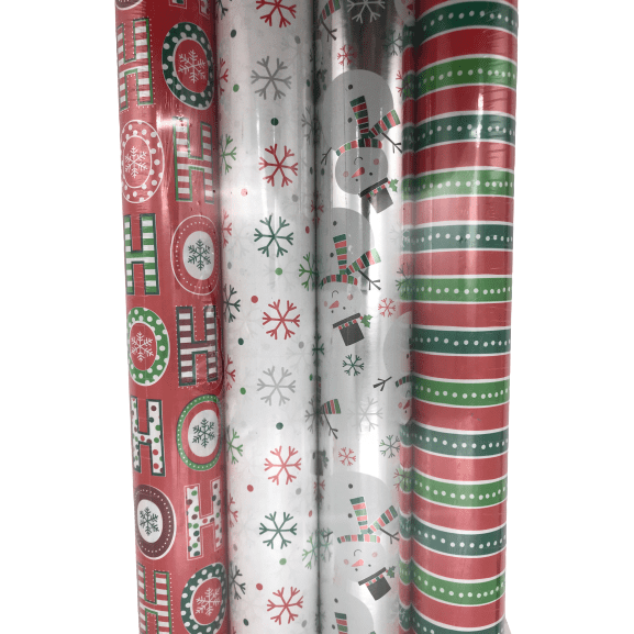 Kirkland Christmas Wrapping Paper / 4 Rolls Per Package / Various Colours and Patterns **DEALS**