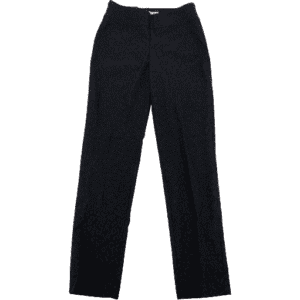 S.C Co Women's Dress Pants: Black Cheetah Design