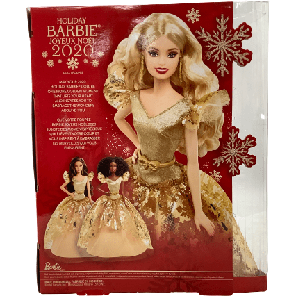 Holiday Barbie Doll: 2020 Edition: Gold