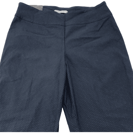 S.C Co Women's Dress Pants: Navy Blue with Design