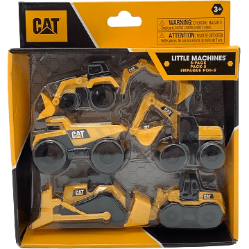 CAT Little Machines: 5 Pack: Yellow
