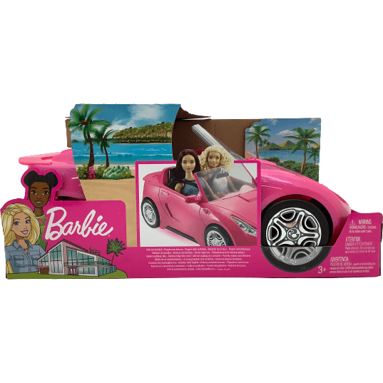 Barbie Pink Convertible Car: 2 Seats