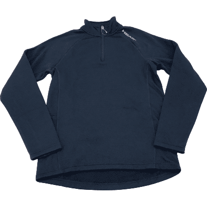 Head Men's Quarter Zip Pull Over Shirt: Navy: Size Small (no tags)