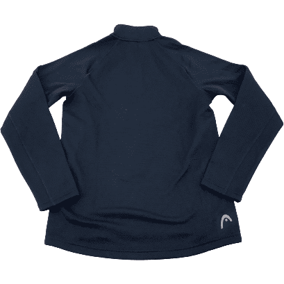 Head Men's Quarter Zip Pull Over Shirt: Navy: Size Small (no tags)