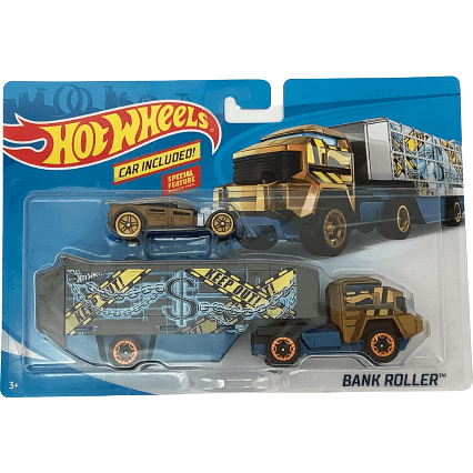 Hot Wheels Truck and Trailer Set / Various Styles and Colours