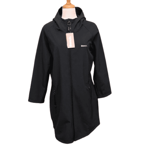 Bench Women’s Zip Up Jacket: Black Medium