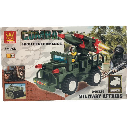 Military Truck Building Set: 121 pieces