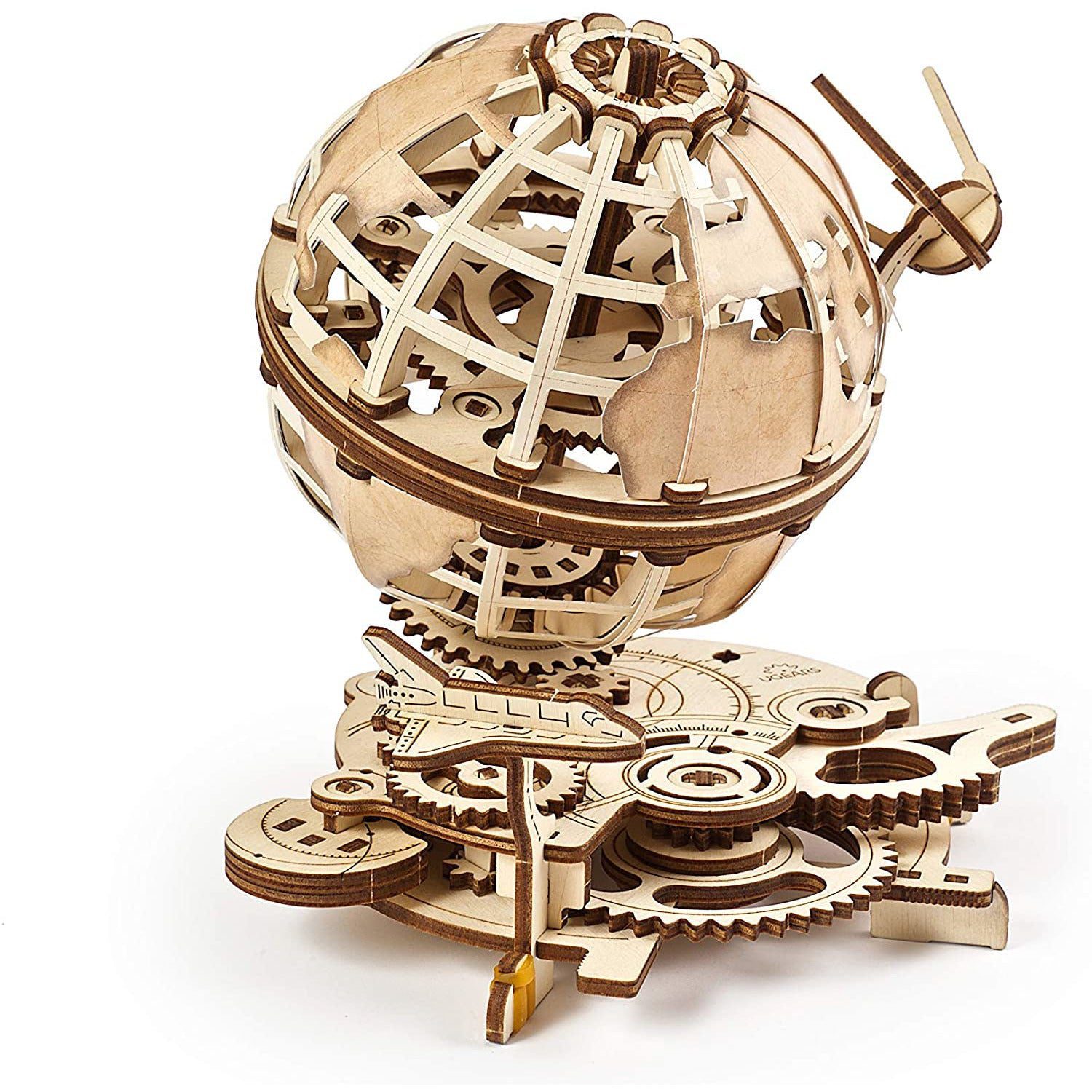 Ugears Wooden Globus 3D Model Kit / DIY / 184 Pieces
