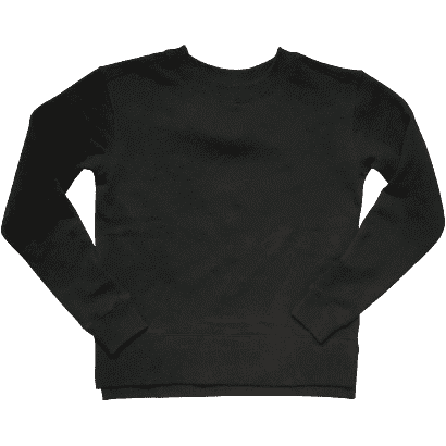 Kirkland Women's Fleece Lined Sweatshirt: Black / Crewneck / Various Sizes