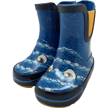 Kamik Toddler Boy's Rubber Boots: Fish Design: Blue
