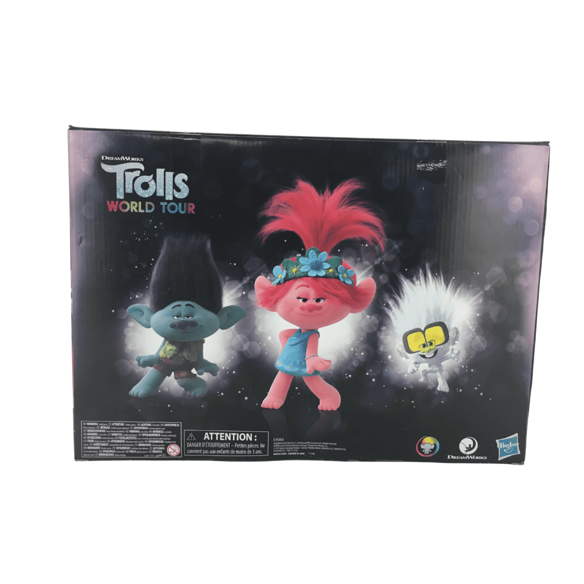 Dreamworks Trolls World Tour Character 3 pack featuring Branch, Polly and Lil Diamond
